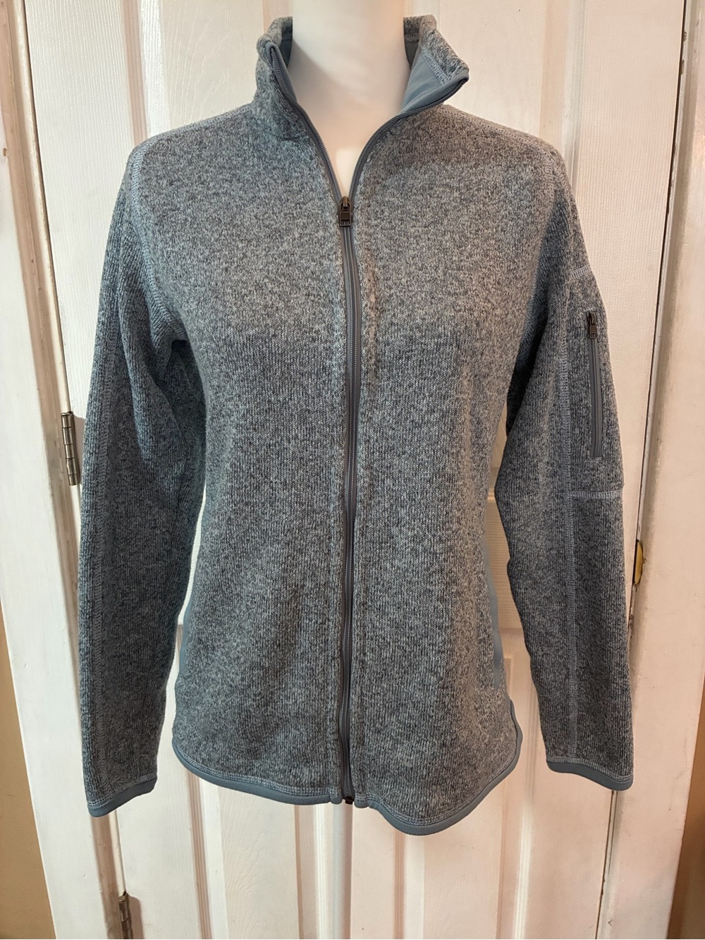 Patagonia Women's Better Sweater Full Zip Fleece Jacket Heather Gray Size M